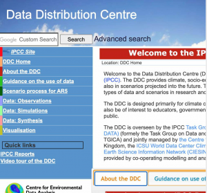 ipcc data web ar4