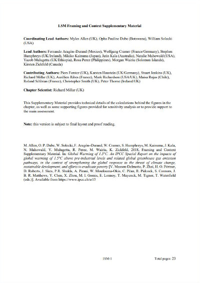 Chapter 1 Global Warming Of 1 5 C